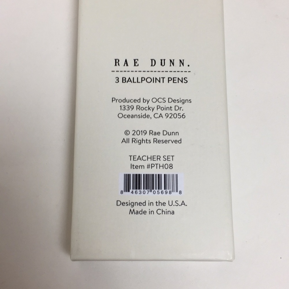 NIP Rae Dunn Pen Set 3 pc - Picture 3 of 3